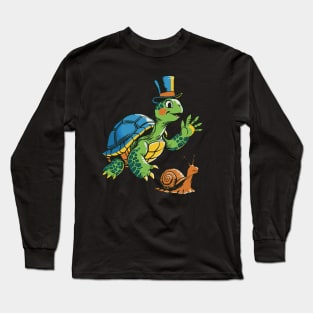 Slow & Steady Wins the Race Long Sleeve T-Shirt